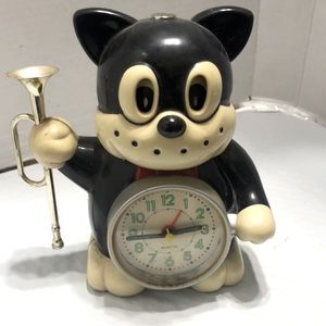 VINTAGE FELIX THE CAT ALARM CLOCK